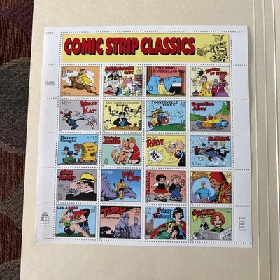 USPS Comic Strip Classics Collectible Stamp Sheet, 1995 - Image 1 of 2