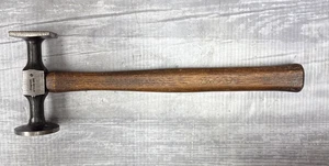 Snap-On Tools Vintage Auto Body Shrinking Hammer BF610B Walnut Handle USA Made - Foto 1 di 10