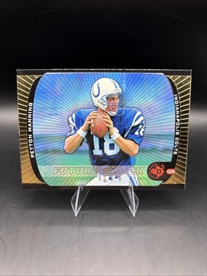 PEYTON MANNING ~ 1998 UD3 Football Future Shock cartão de novato RC #181 - Imagem 1 de 4