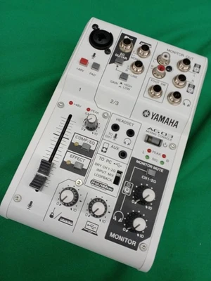 Yamaha AG03 USB Audio Interface 3-Channel Mixer Streaming Podcast Recording-JPAN - Image 1 of 3