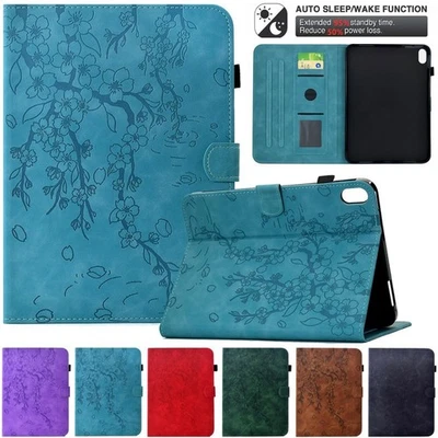 For iPad 5/6/7/8/9/10/11th Gen A16 Mini Pro Air Leather wallet flip back case - Image 1 of 4