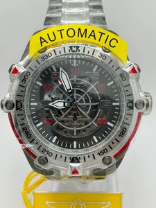 Invicta Aviator 44656 Automatic 52MM Gunmetal Dial FlameFusion Crystal BrandNew - Picture 1 of 22