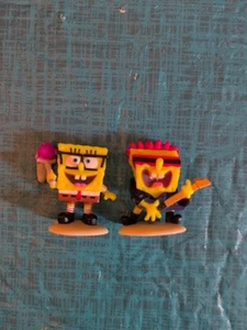 SpongeBob Squarepants Jelly Fishing & BB Rocker SpongeBob PVC figures Just Play - Picture 1 of 1