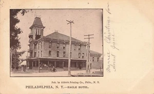 Postal del Eagle Hotel Philadelphia Nueva York publicada 1907 - Imagen 1 de 2