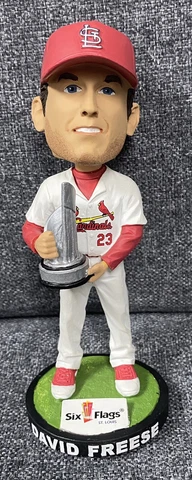 David Freese 2011 World Series MVP Bobblehead Six Flags Exclusive SUPER RARE W@W Cover
