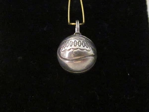 VINTAGE STERLINGSILBER BASKETBALL CHARM/ANHÄNGER, VON JMF - Bild 1 von 11