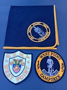 West Point Boy Scout Camporee Neckerchief & Patch & Military West Point Patch - Picture 1 of 4