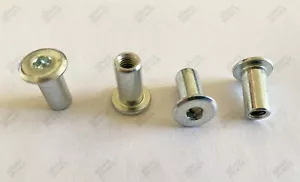 Ikea Nuts, Part # 100602, 117056, chrome (4 pack) - NEW USA shipped - Picture 1 of 1