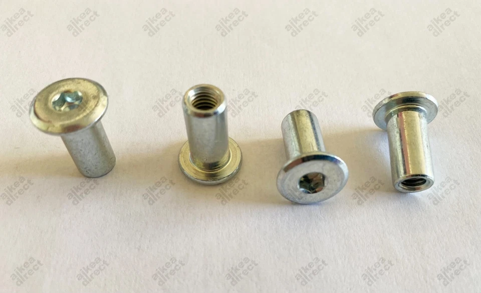 Tuercas Ikea, parte # 100602, 117056, cromo (paquete de 4) - NUEVO EE. UU. enviado Foto 1 de 1