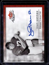 2012 Fleer Retro JOHN HANNAH Autographics On Card Auto Alabama