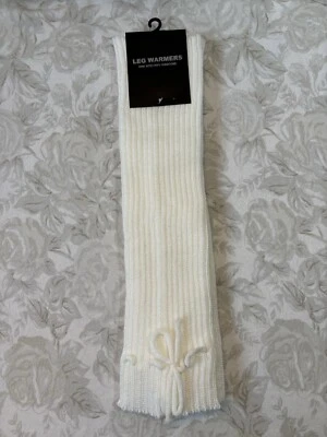 Calentadores de piernas Vicecose (blanco) 100 % vicecose (rayón) tejido Foto 1 de 2