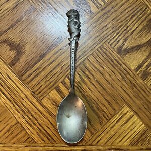 VINTAGE 1965 TONY THE TIGER Spoon Kellogg Frosted Flake Old Company Plate Silver