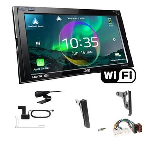 JVC Autoradio WiFi Apple CarPlay Android für Toyota Highlander / Kluger schwarz - Bild 1 von 7