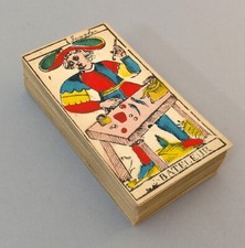 c.1880 Nicolas Conver Tarot Deck 78 Cards from France Excellent Condition!