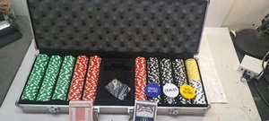 Brybelly Ultimate 500 14g Clay Poker Chip Set - Casino Grade 40 x 3.3 mm - Picture 1 of 11