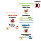 Ks2 English, Maths Sat Buster Book 1, 2 Books Collection Set By Cgp Books New