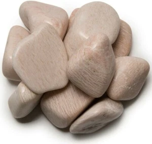 1 lb Feldspar Tumbled Stones - Grade 1 - XLarge - Craft Rocks Reiki Healing - Imagen 1 de 1