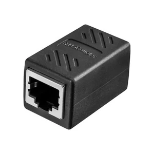 RJ45 Verbinder Kupplung Verlängerung Adapter Cat.6a Netzwerk LAN Ethernet Kabel - Bild 1 von 8