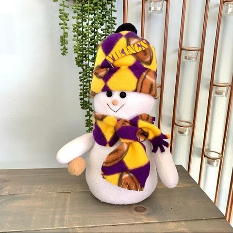 Viking Football Plush Snowman Decoration Cover