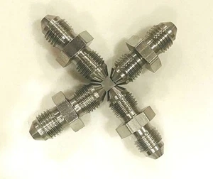 Adaptador de accesorios de freno de acero inoxidable macho a -3 AN macho (X4) - Imagen 1 de 1