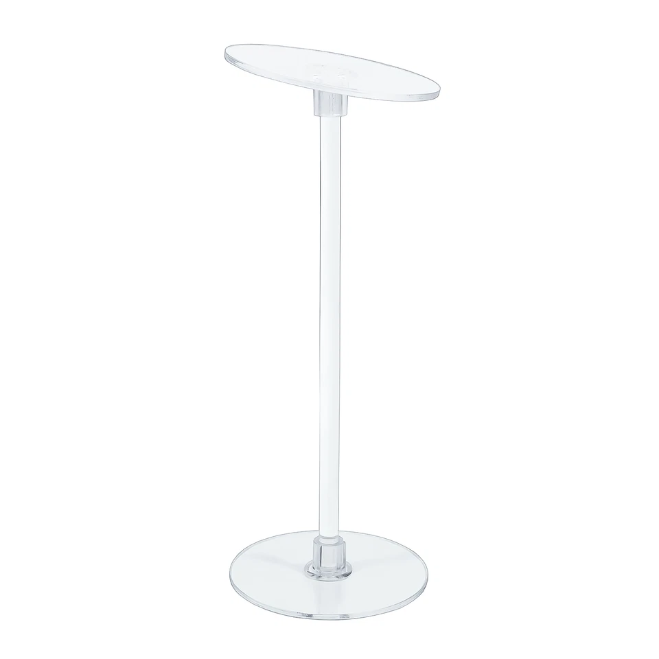DISPLAY STANDS LTD Angled Hat Stand Cap Helmet Millinery Support Clear Acrylic Display (DS/G150)