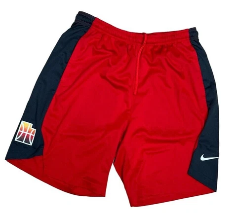 Utah Jazz Nike Red/Black Adult Shorts XL City Basketball NBA Men's Extra Large Cover