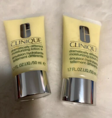 2x Clinique Dramatically Different Moisturizing Lotion + 1.7oz 50ml Ea Free Ship - Image 1 of 2