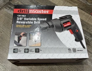 Drill Master 120 Volt 3/8" Variable Speed Reversible Plug-in Drill #60614 C - Picture 1 of 8