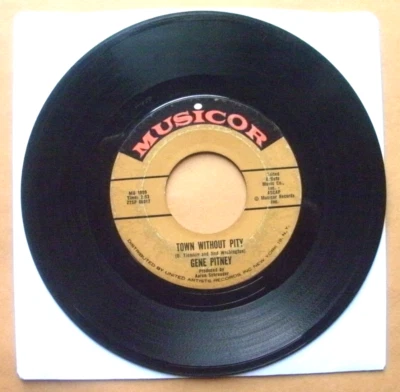 GENE PITNEY-TOWN WITHOUT PITY/AIR MAIL SPECIAL DELIVERY-MUSICOR MU 1009 VG+ 1961 Foto 1 de 2