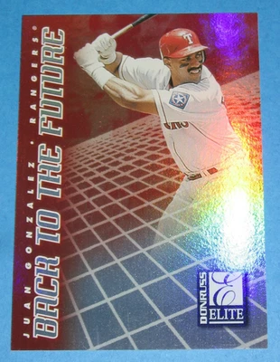 Donruss Elite 1998 Regreso al futuro Juan González y Ben Grieve #/1500 Foto 1 de 2