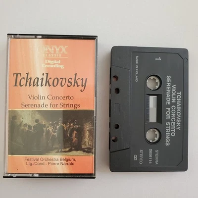 Tchaikovsky Violin Concerto Serenade for Strings Audio Music Cassette Tape VTG - Image 1 of 4
