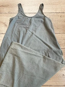 Vermont Country Store Dress Denim Jumper Light Blue Medium Relaxed USA Vtg - Picture 1 of 11