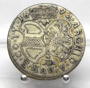 3 Kreuzer 1692, Leopold I., Hall, Silber - Picture 1 of 2