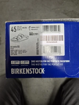 Sandalias Birkenstock Arizona - Negras Us M 12 Foto 1 de 3