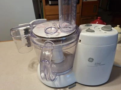 General Electric 4-Speed Food Processor 12 Qt Model 106622F White - Image 1 of 4