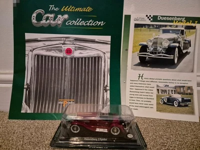 1/43 Duesenberg J Ragno Del Prado il Massimo Auto Classica Collezione + Mag - Immagine 1 di 3