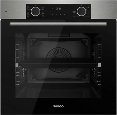 Wiggo Einbau-Backofen WO-BFA610 Edelstahl I Heißluftofen Energieklasse A - Bild 1 von 4