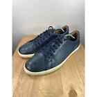 Cole Haan Grand Os Crosscourt II Navy Blue Leather Low Top Casual Sneakers