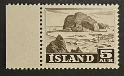Sellos de viaje: estampillas de Islandia Scott #257, pesca y agricultura, como nuevas MNH OG Foto 1 de 4