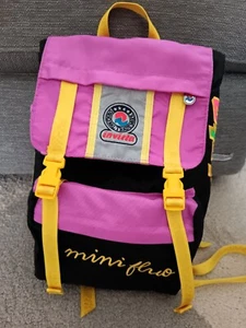 ZAINO INVICTA MINI FLUO VINTAGE ANNI 80 90 OTTINE CONDIZIONI u160 - Imagen 1 de 17