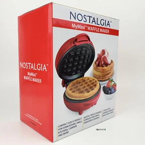 Mini 5" Waffeleisen Eisen ~ Nostalgie MyMini ~ Rund/Herz wählbar ~ Kompakt/Reise - Bild 1 von 13
