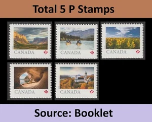 Canada 3438-3442 From Far and Wide P single set 5 (from booklet) MNH 2024 - Picture 1 of 6