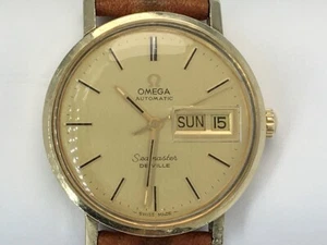 Omega Seamaster De Ville 35mm 14K Gold Filled Case Leather Band (AP2044092) - Picture 1 of 6