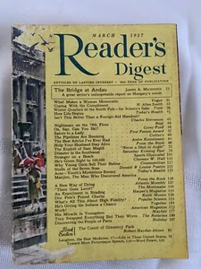 Reader's Digest Magazine How Life Begins March 1957 J Michener, Robert Alcorn - Picture 1 of 4