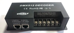 CHINLY DMX512 - 10 Amp 3 Channel RGB Decoder - CC* - Picture 1 of 4