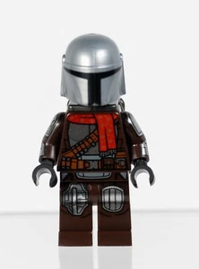 LEGO Star Wars Mandalorian Christmas Scarf Minifigure. Used + Fast Shipping - Picture 1 of 4