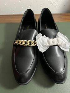 Mocassini donna Centro Point Penny tacco basso blocco scarpe da lavoro slip-on taglia 8 - Foto 1 di 9
