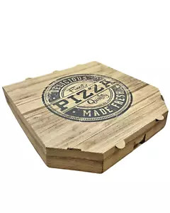 Caja de pizza caja de pizza estable Kraft caja de pizza caja de cartón de pizza pizzería marrón - Imagen 1 de 6