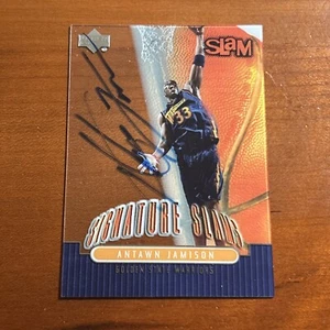 Antawn Jamison 2000-01 Upper Deck Signature Slams on-card auto Warriors - Picture 1 of 2