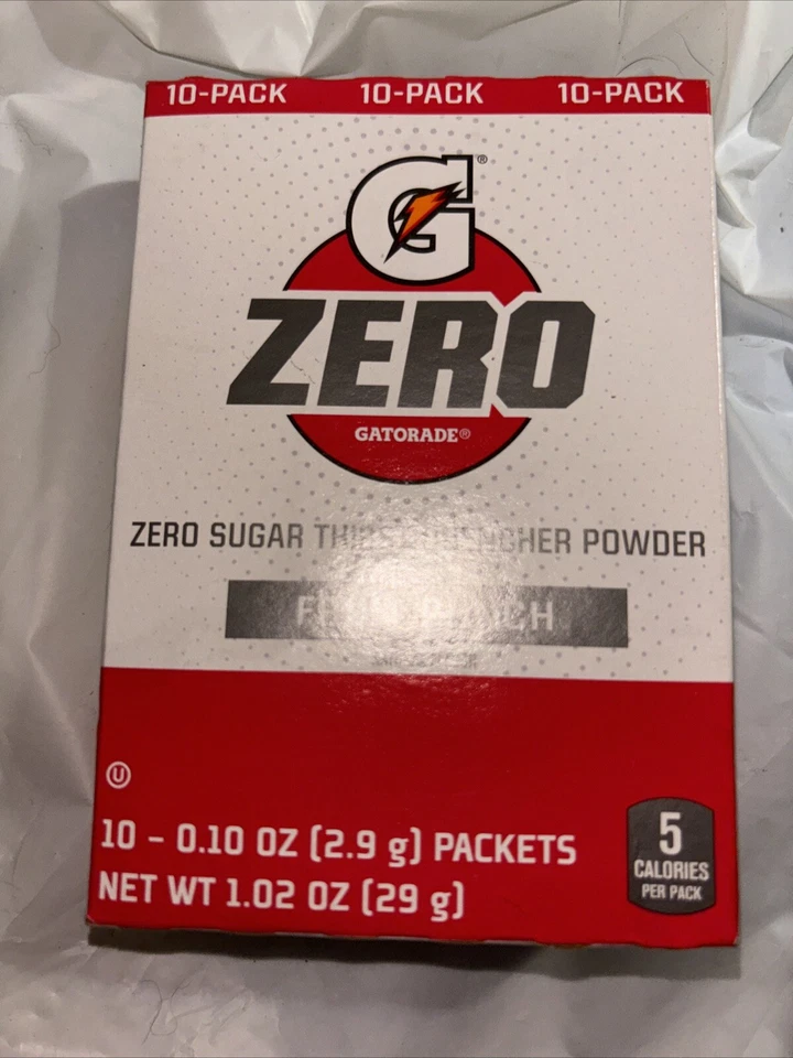 Ponche de frutas Gatorade Zero Sugar, mezcla de bebidas en polvo 0,10 oz (1 paquete) Foto 1 de 1